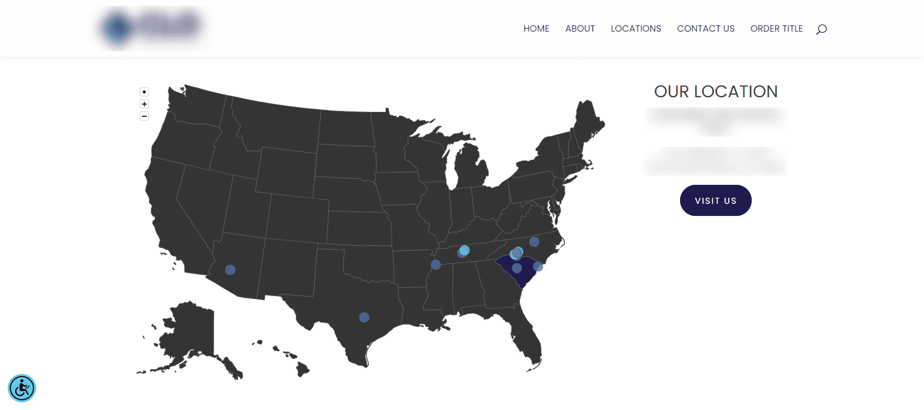 Graphic Interactive Map Screenshot 1