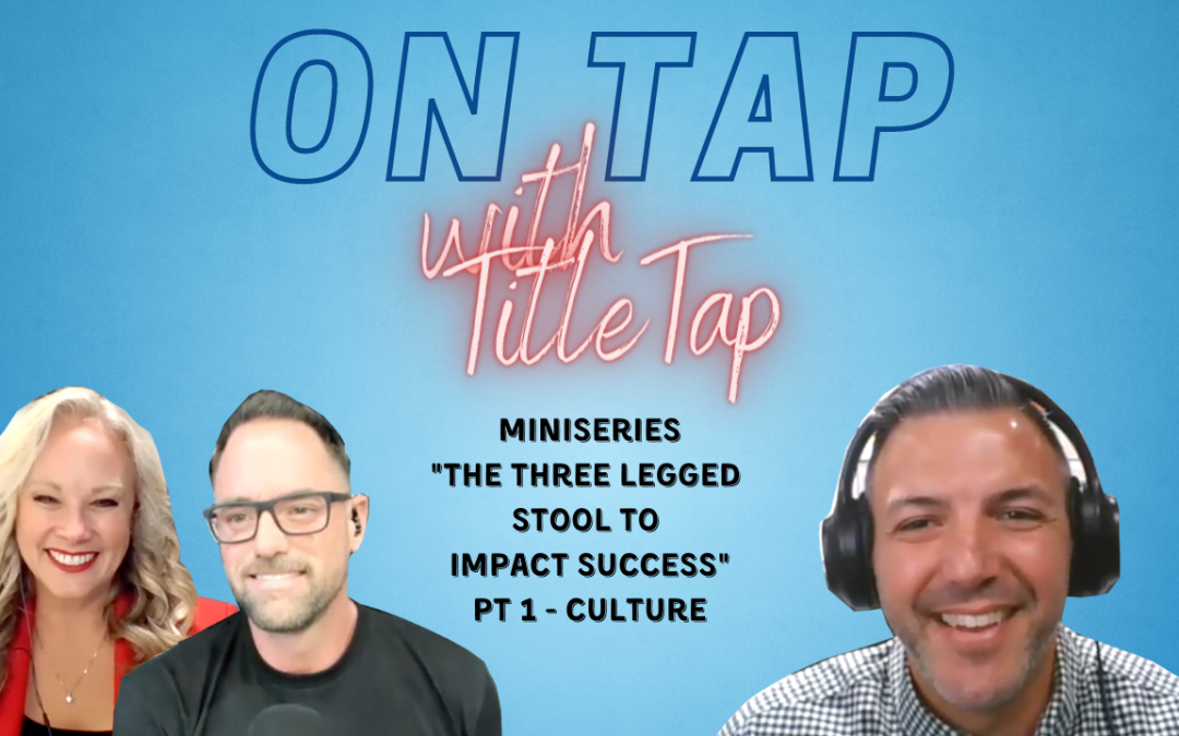 On Tap with TitleTap: Ep 7 – Miniseries pt 1 – “Culture” ft. Kyle McDowell and Dr. Cindy McGovern