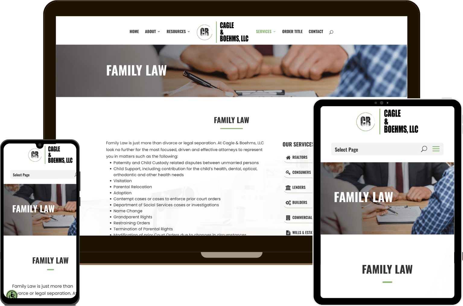 Family Law Firm Web Design Family Law Firm Web Design