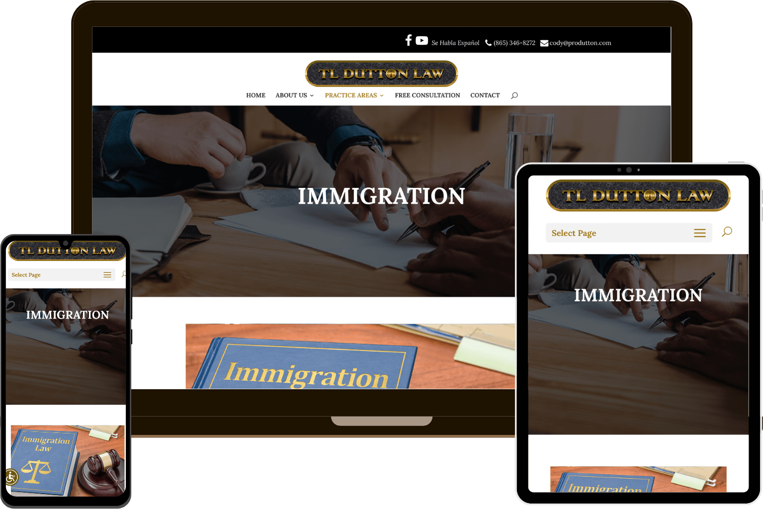 Immigration Law Firm Web Design Immigration Law Firm Web Design